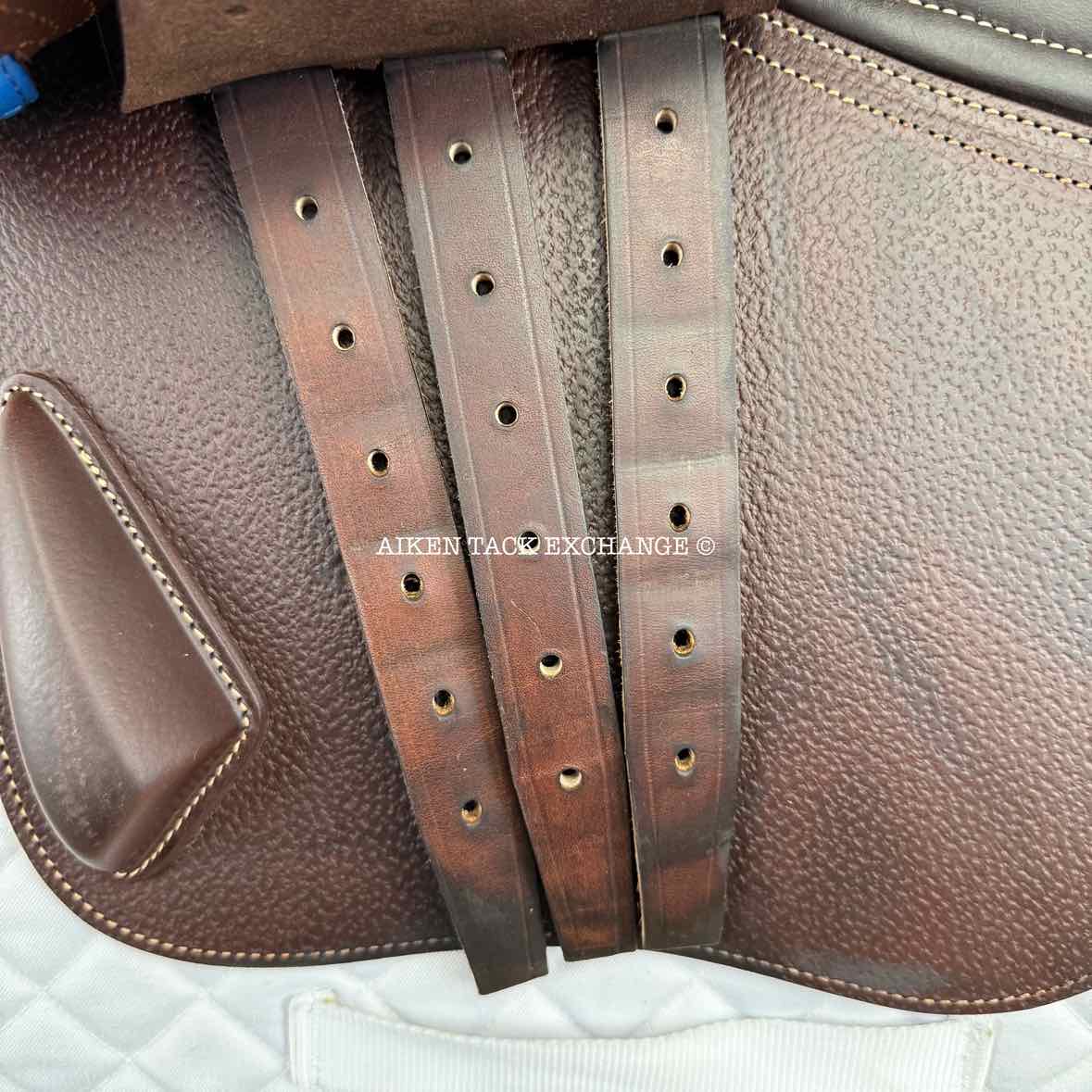 2019 CWD SE32 2GS Mademoiselle Close Contact Jump Saddle, 17" Seat - S1, 3L Flap, Dynamick Flex Tree - Medium, Full Buffalo Leather