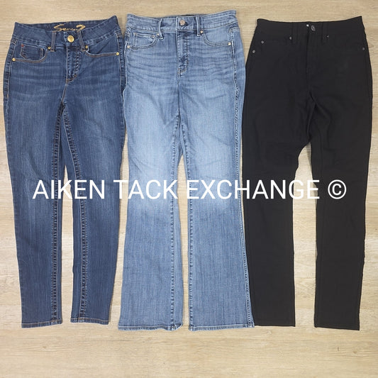 BARGAIN BUNDLE: 3 Jeans, WHBM, Seven7, Royalty, Women's 4