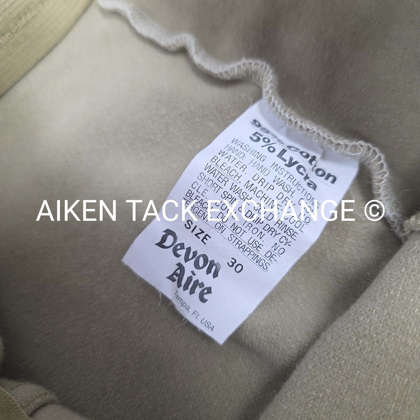 Devon-Aire Knee Patch Jodphurs, Size 30