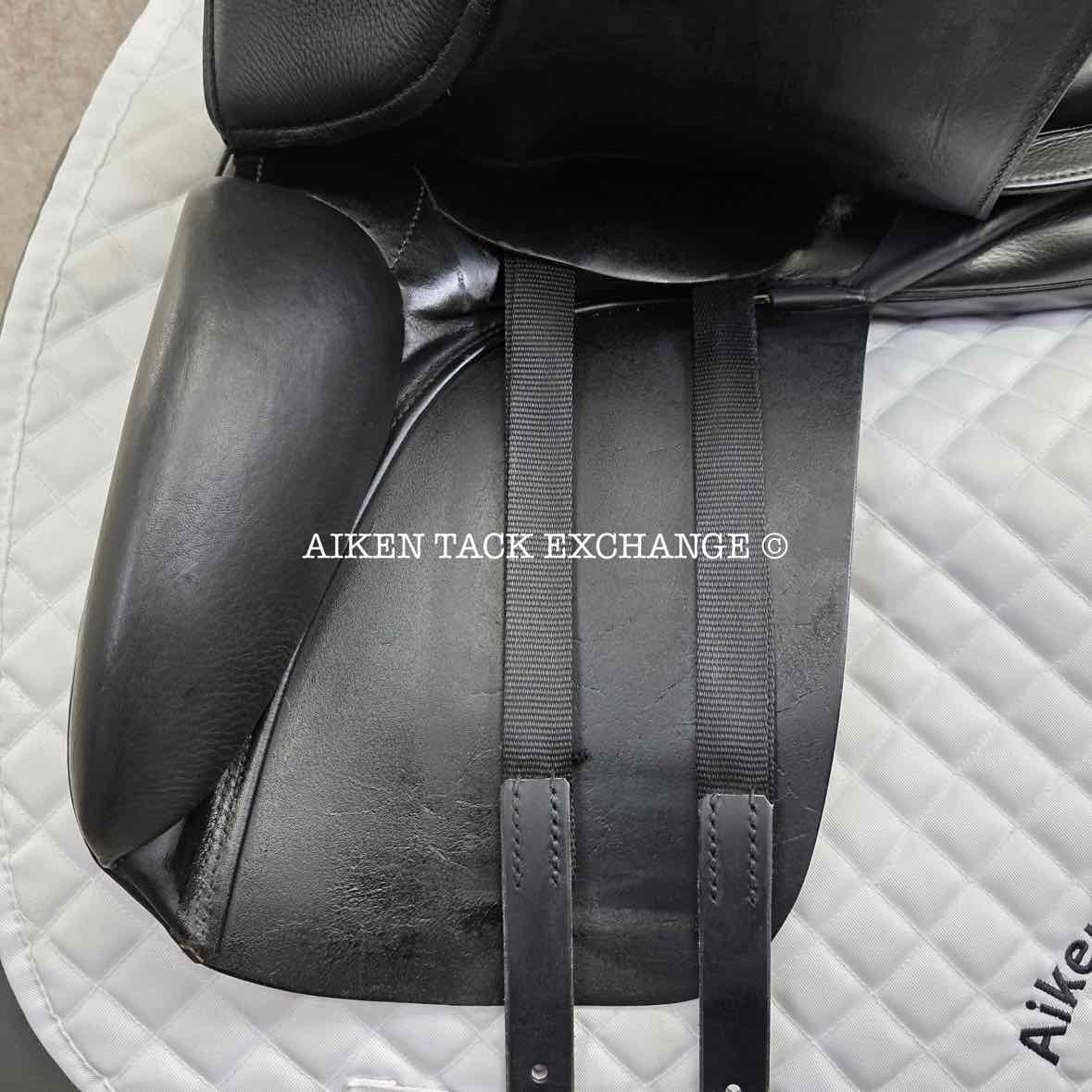 2016 Stubben 1894 Dressage Saddle, 17.5" Seat, 32cm Tree - Wide, Wool Flocked Panels