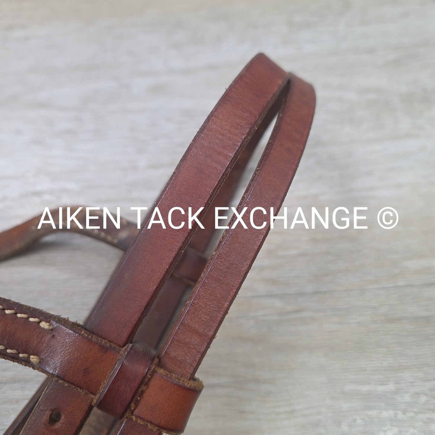 Western Browband Headstall, No Reins, Brown, Size Full