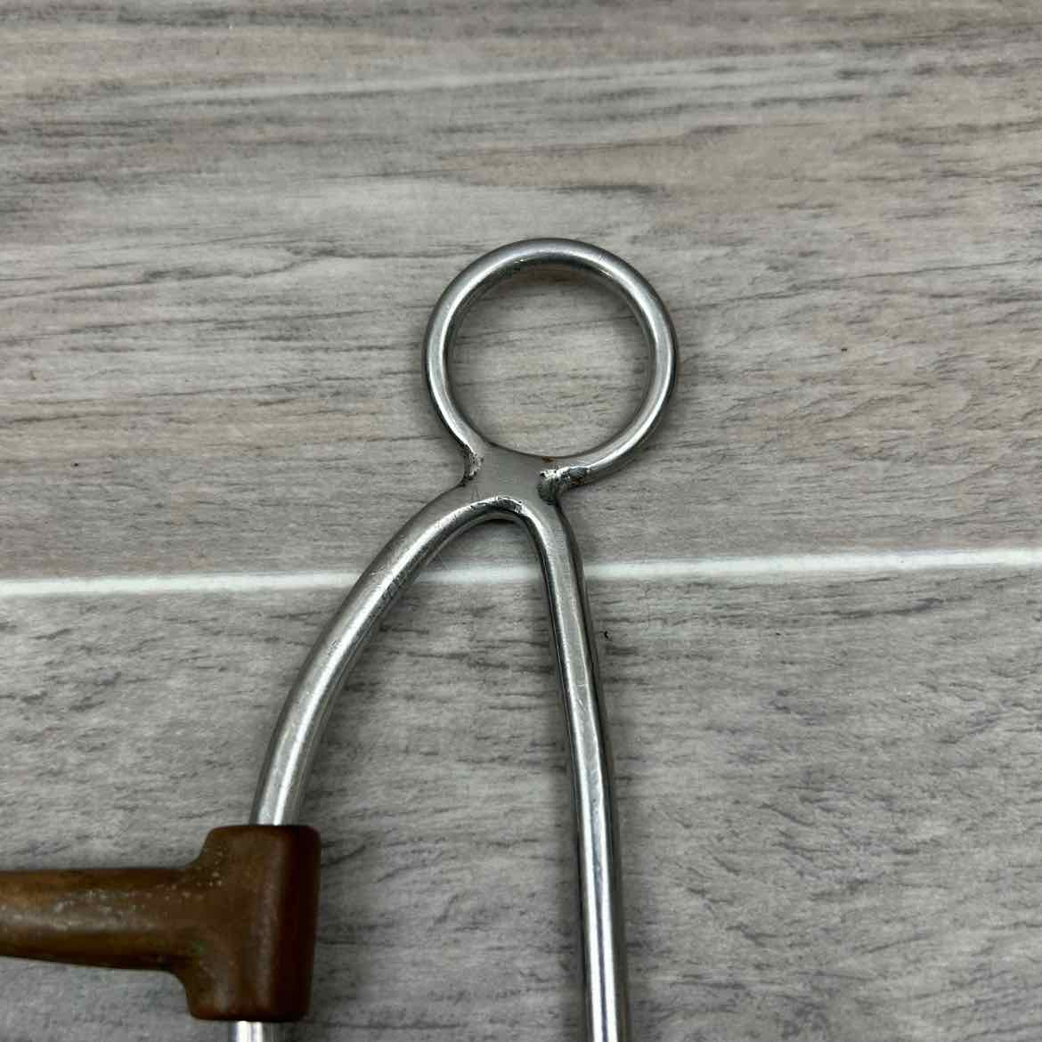 Copper Single Joint Banana Shank Gag Bit 5"