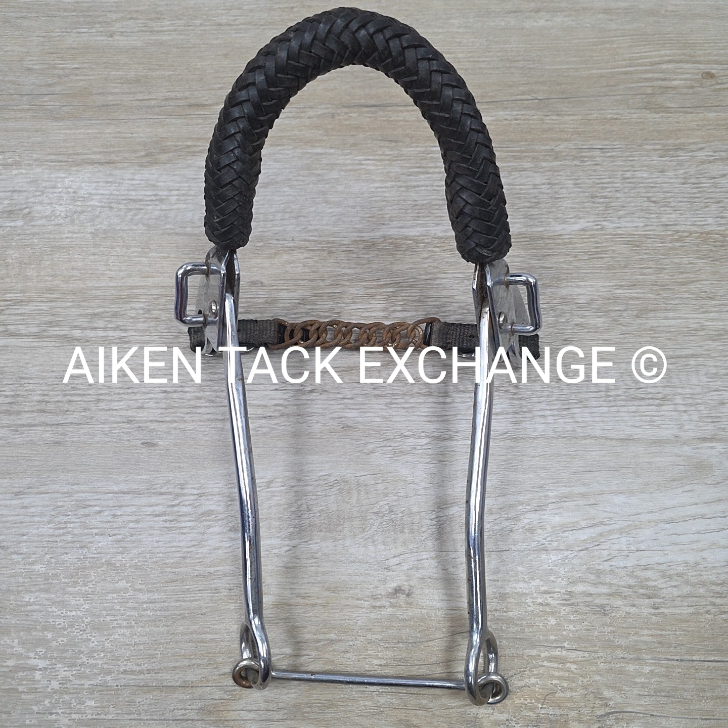 Mechanical Hackamore with Braided Nose