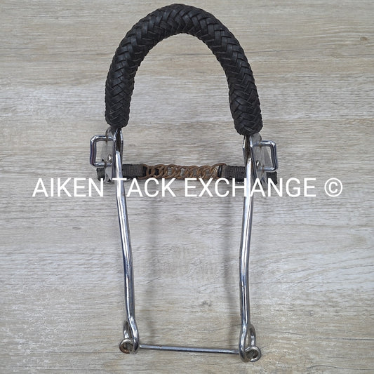Mechanical Hackamore with Braided Nose
