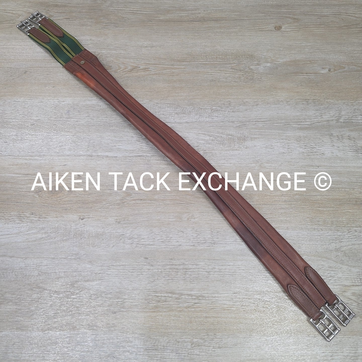 HDR Girth, Single End Elastic, Brown, 44"