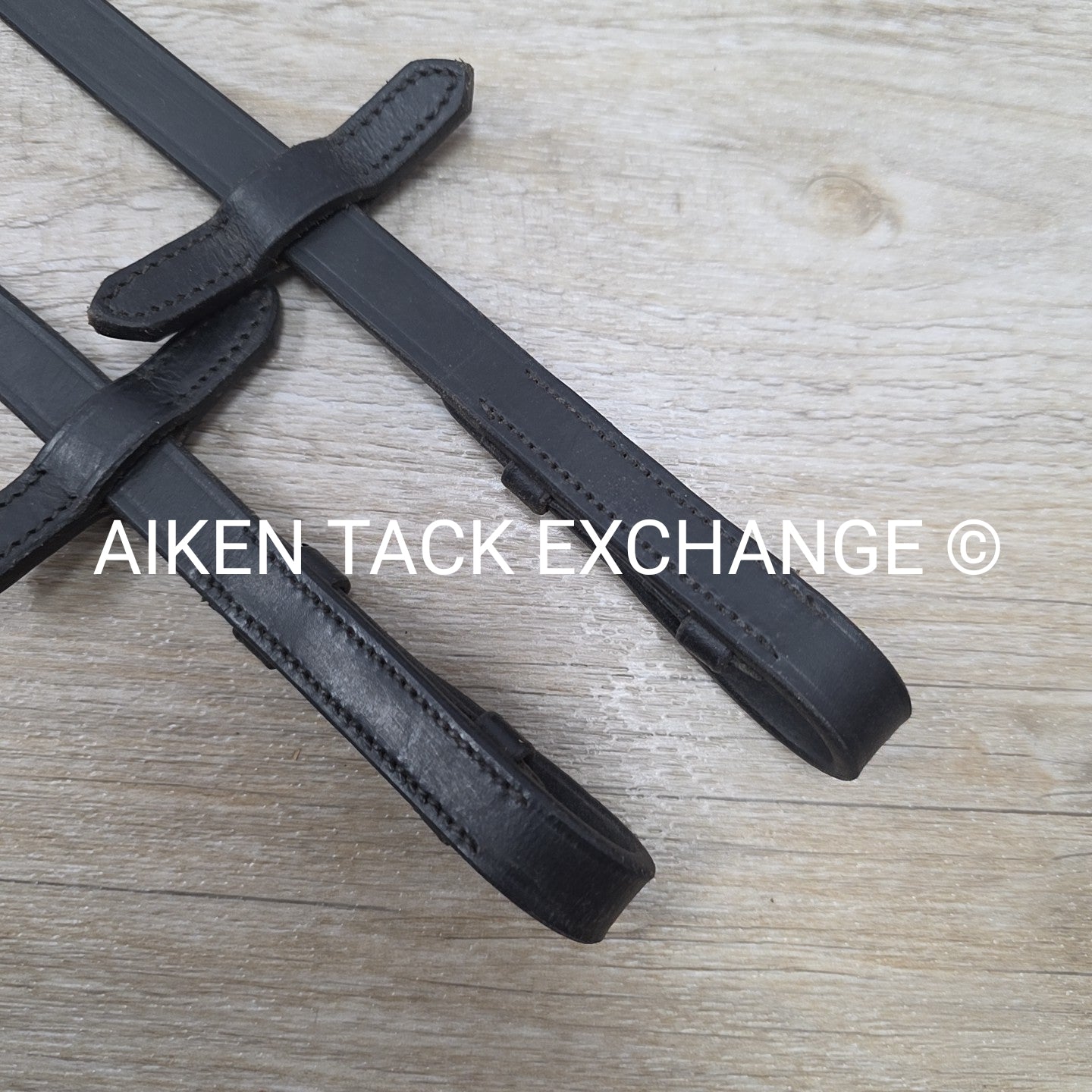 Rubber Grip Reins, Black, 54"