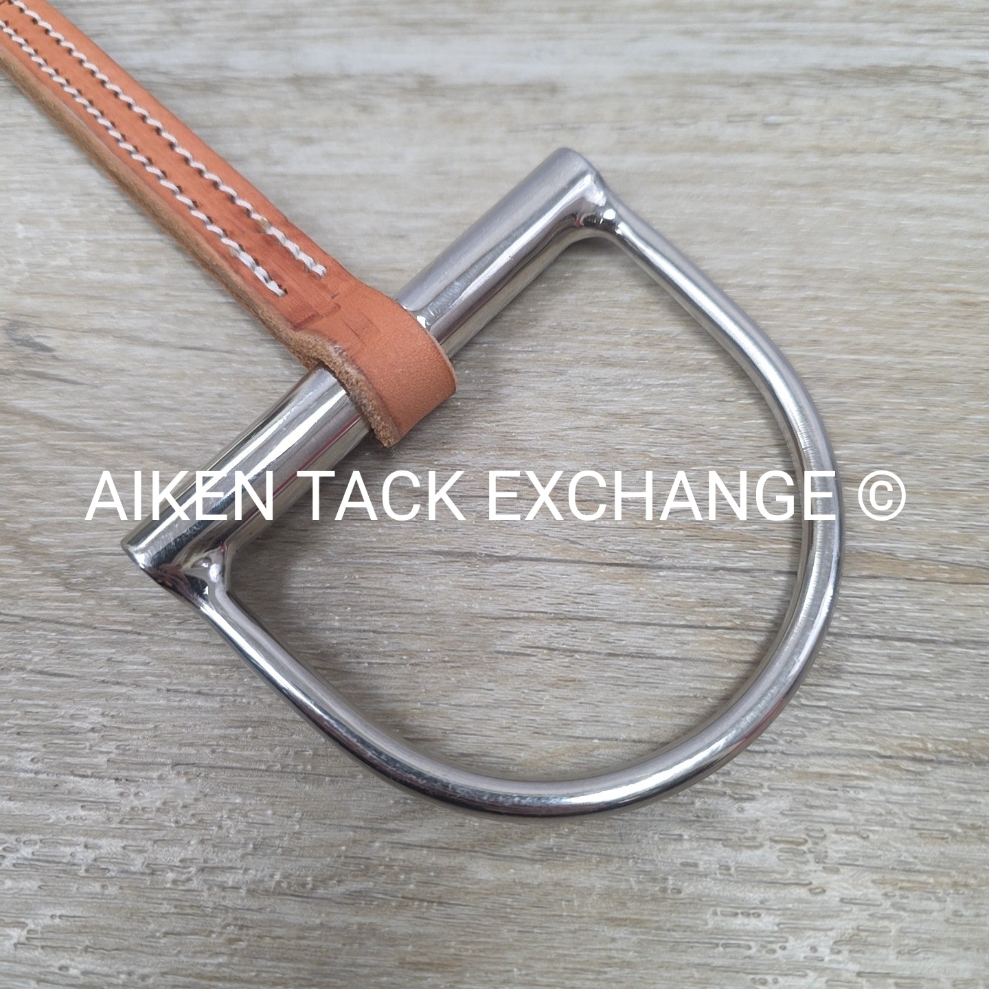 Sweet Billy's Bits Leather Mullen Mouth D Ring Bit 5.5"