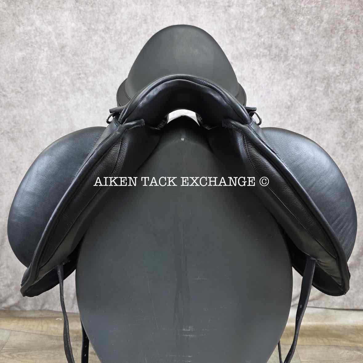 2023 Envy by Custom Saddlery Motion Monoflap Dressage Saddle, 18" Seat, Adjustable Tree, Wool Flocked Panels