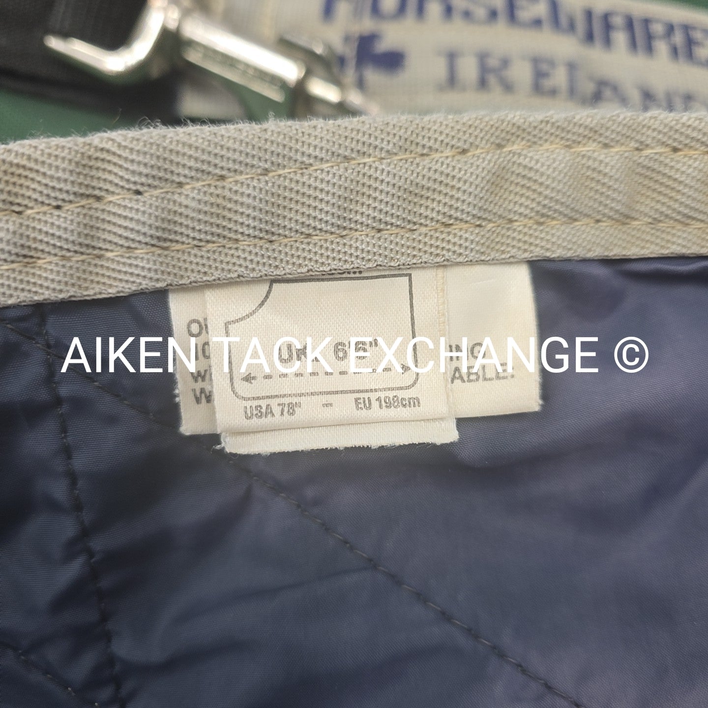 Horseware Ireland Size 78" Green Turnout Blankets & Sheets