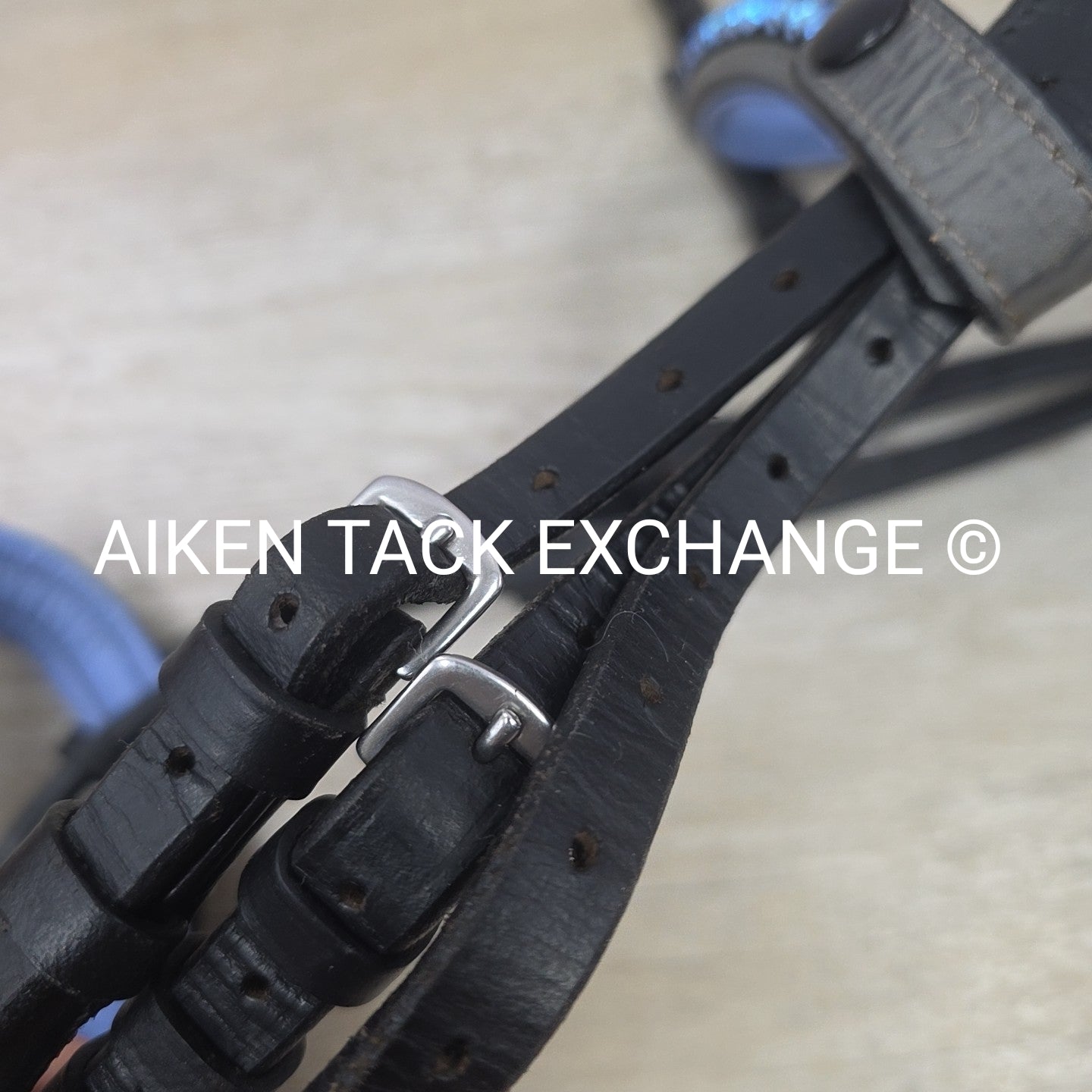 Halter Ego Rolled Dressage Bridle, No Reins, Size Cob