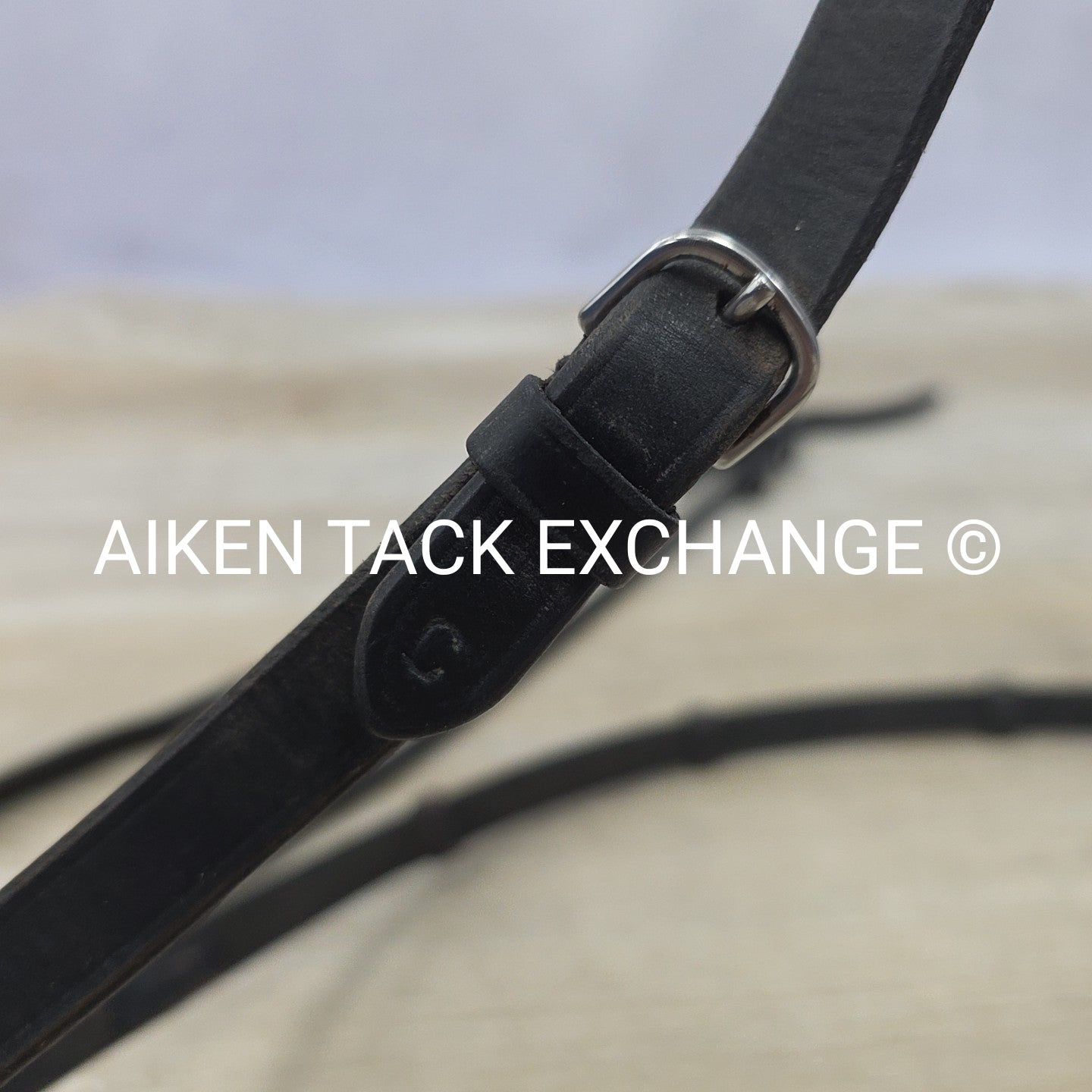 BARGAIN BUNDLE: Halter Ego & Unknown Brand Rubber Grip Lined Leather Reins, Blac