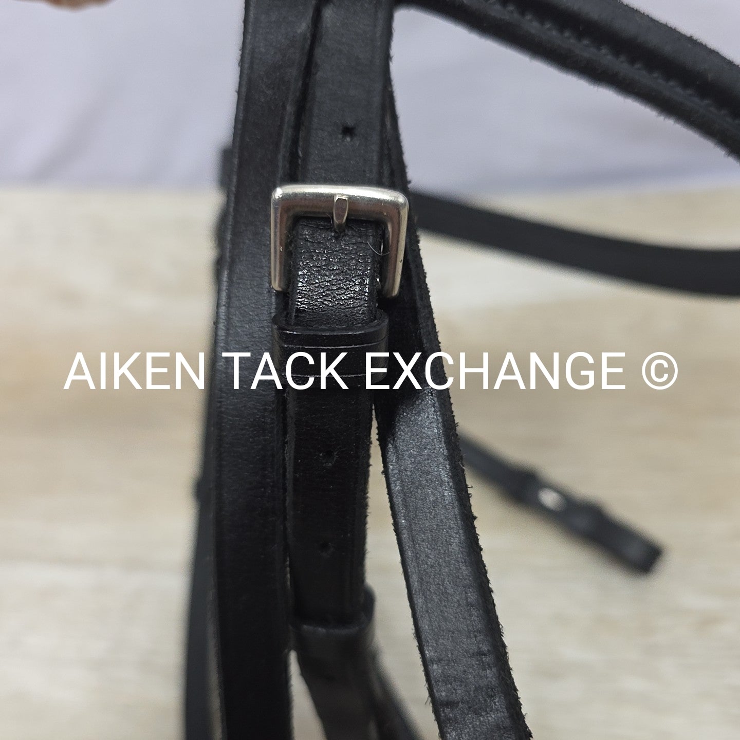 Courbette Plain Bridle Bridle, No Reins, Black, Size Full