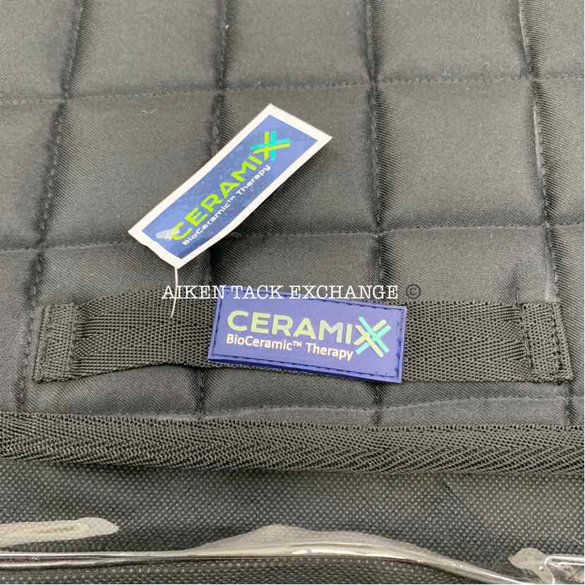 Ceramix BioCeramic Therapy TheraTex Close Contact Saddle Pad, Black, Brand New