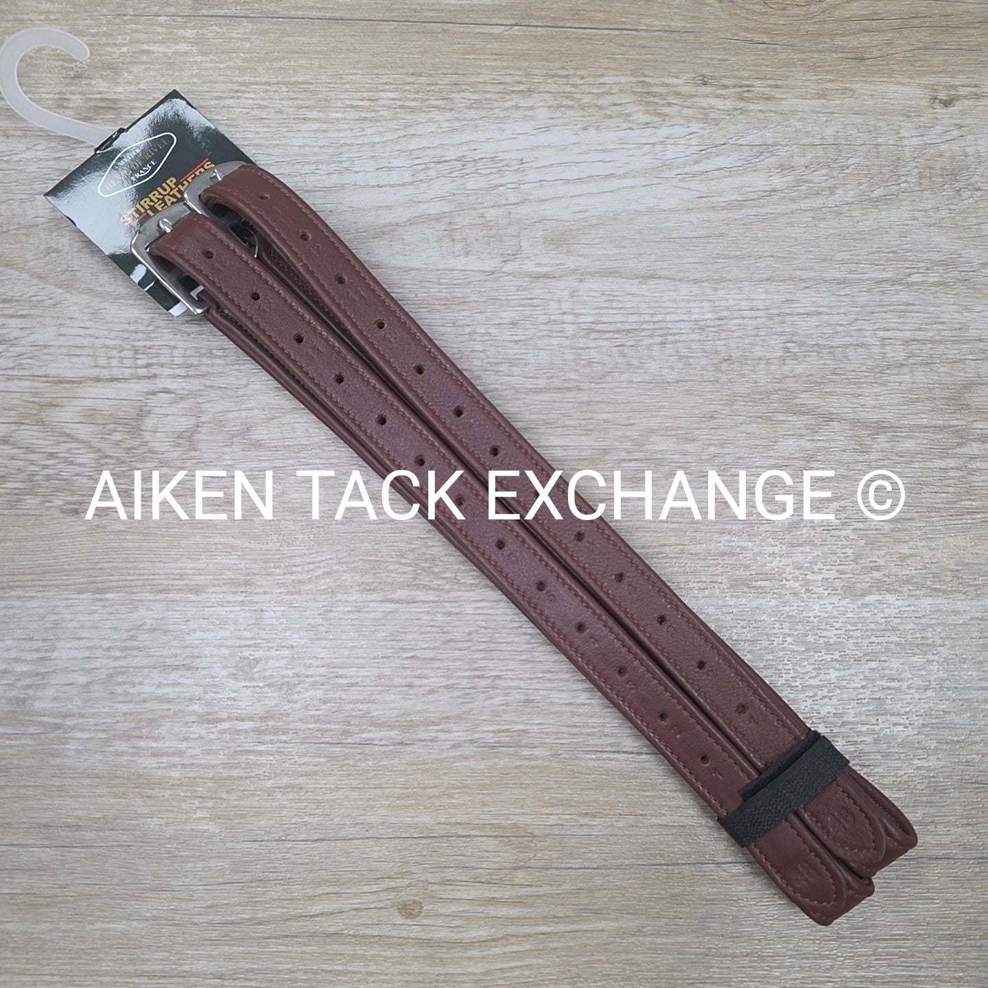 HDR Triple Covered Stirrup Leathers, Australian Nut, 48"