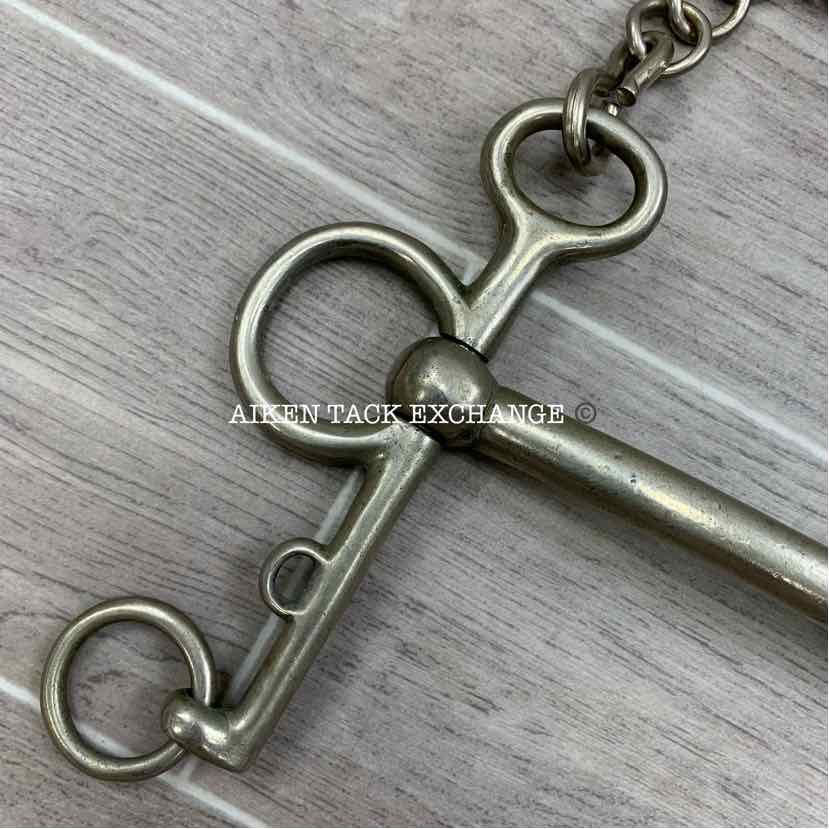 Star Steel Silver Mullen Mouth Polo Pelham Bit 5"