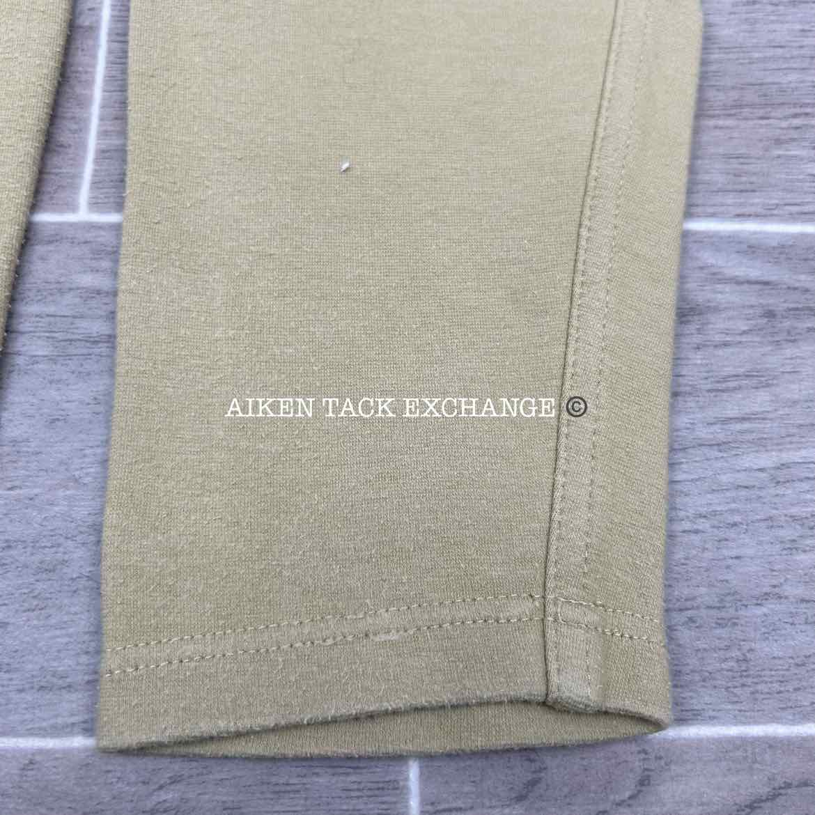 TuffRider Cotton Knee Patch Pull On Tights, Size 34