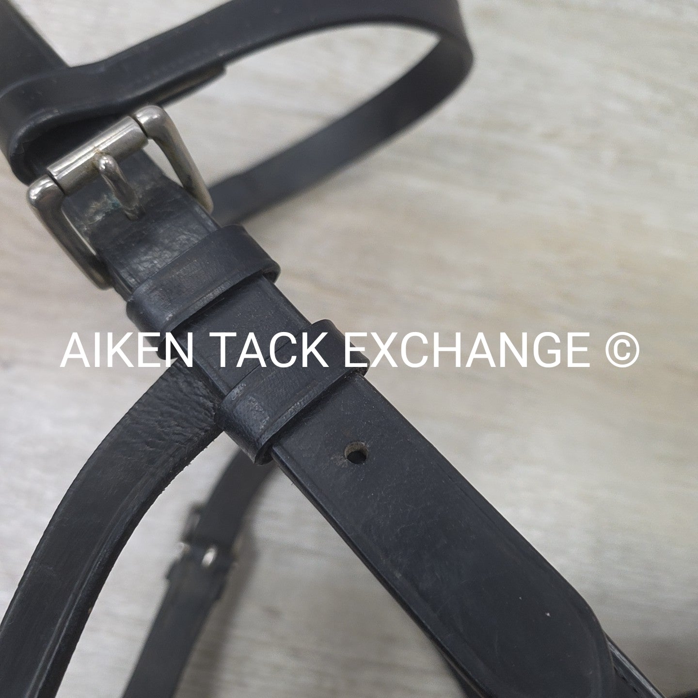 \Leather Lunging Cavesson, Black, Size Full