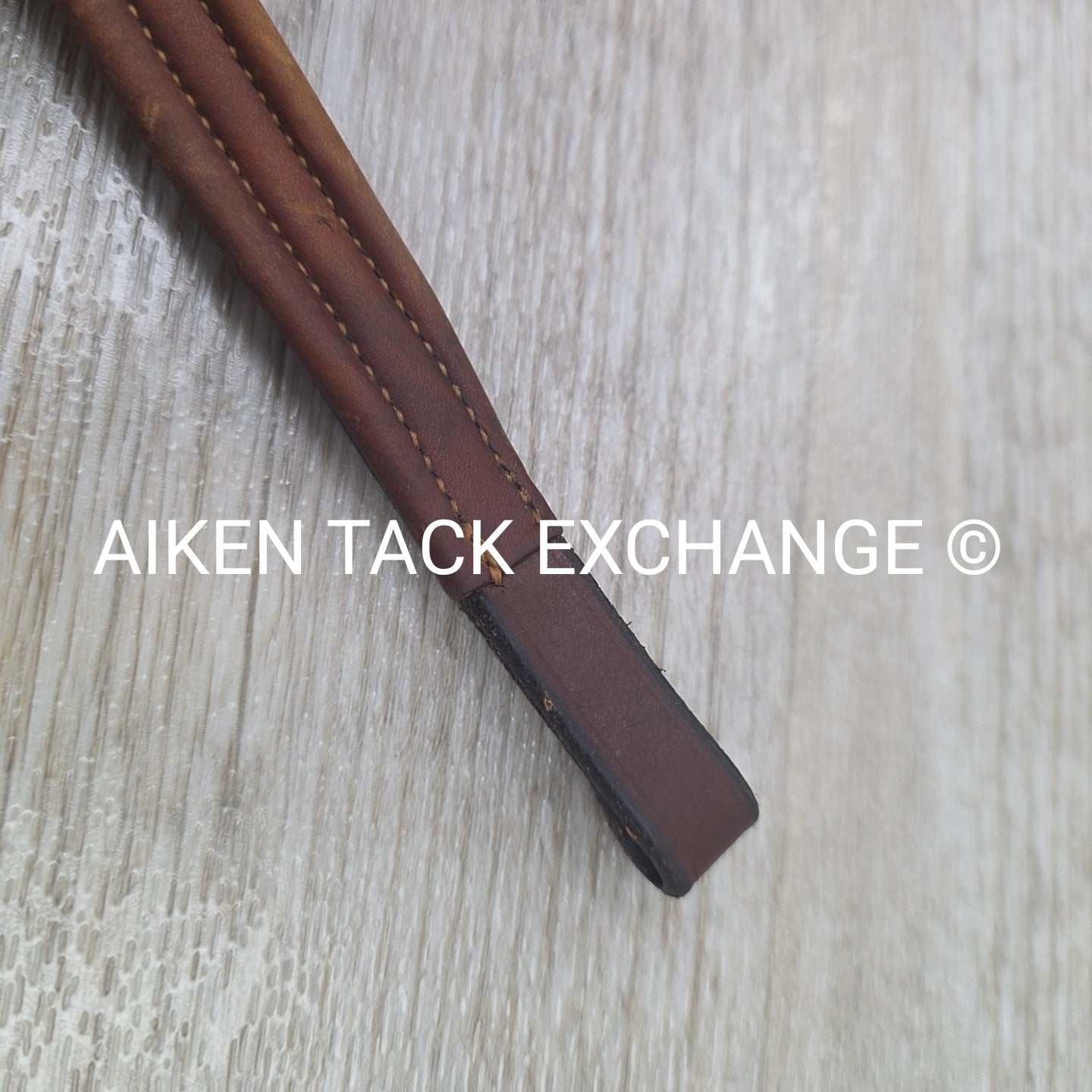 Antares Fancy Stitched Browband, Brown, 16"