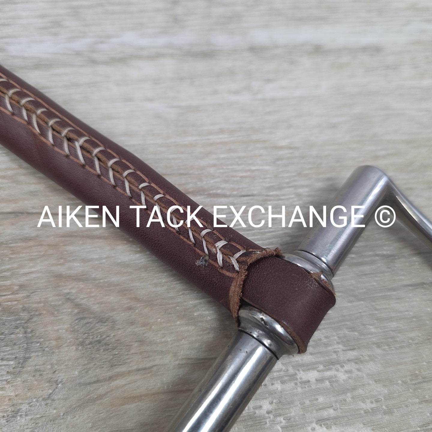 Leather Mullen Mouth D Ring Bit 5.5"