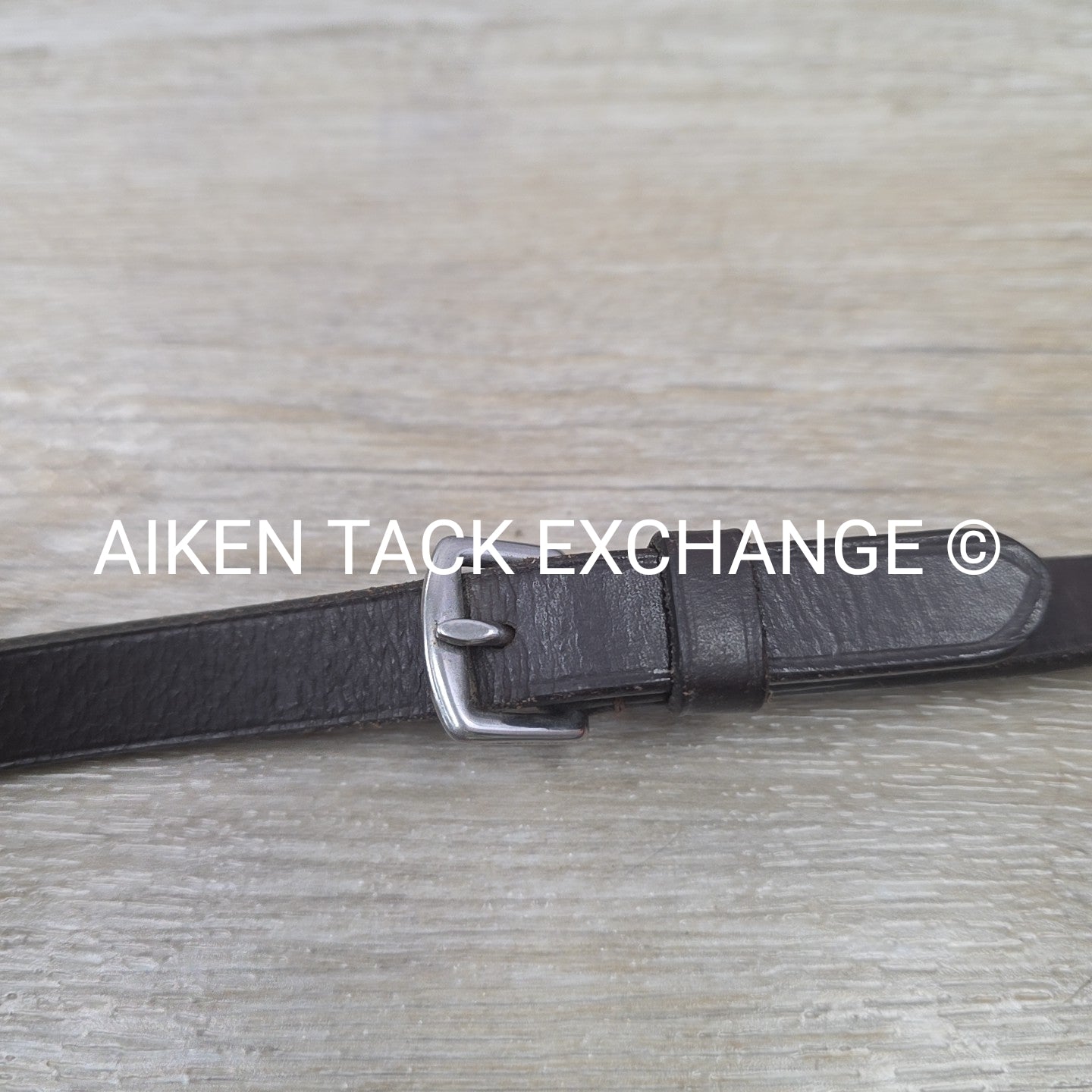 Leather Reins with Rubber Grip, Brown, 55"