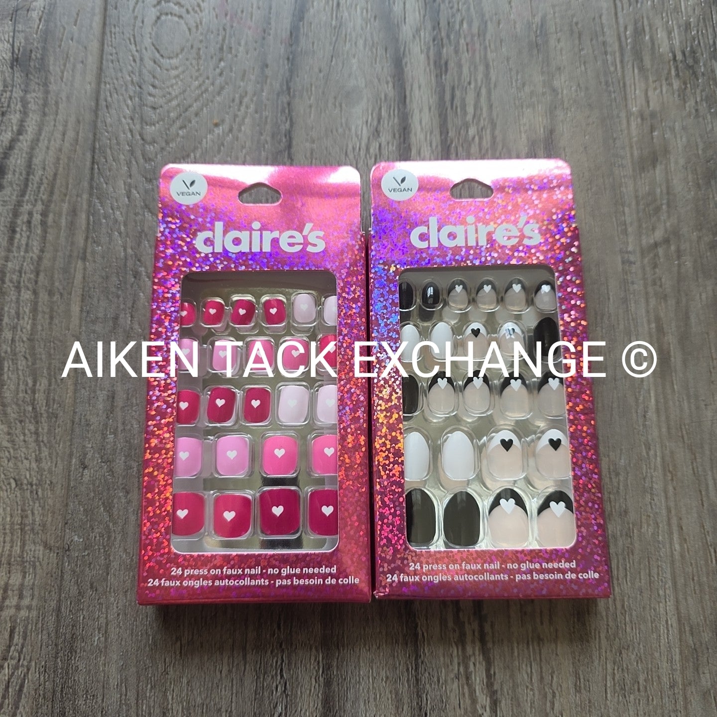 Claire's Press-On Nails (2 Sets) - 24 Count Each (48 Total) – Aiken ...