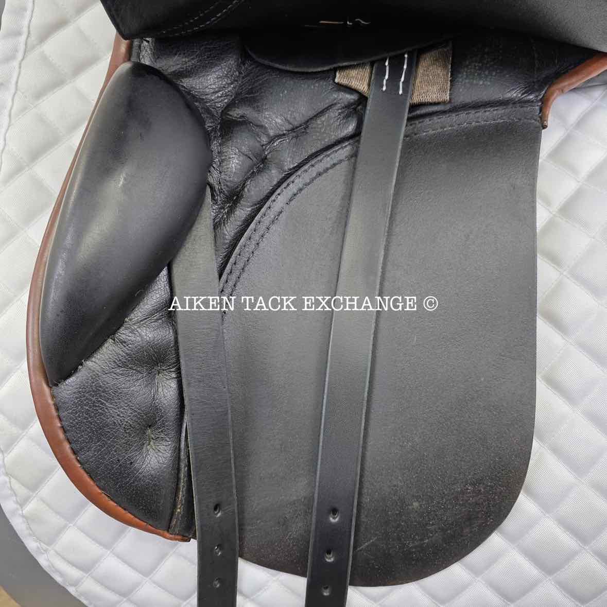 2000 Passier Young Champ Dressage Saddle, 16" Seat, Short Flap, W/XW Tree, Wool Flocked Panels