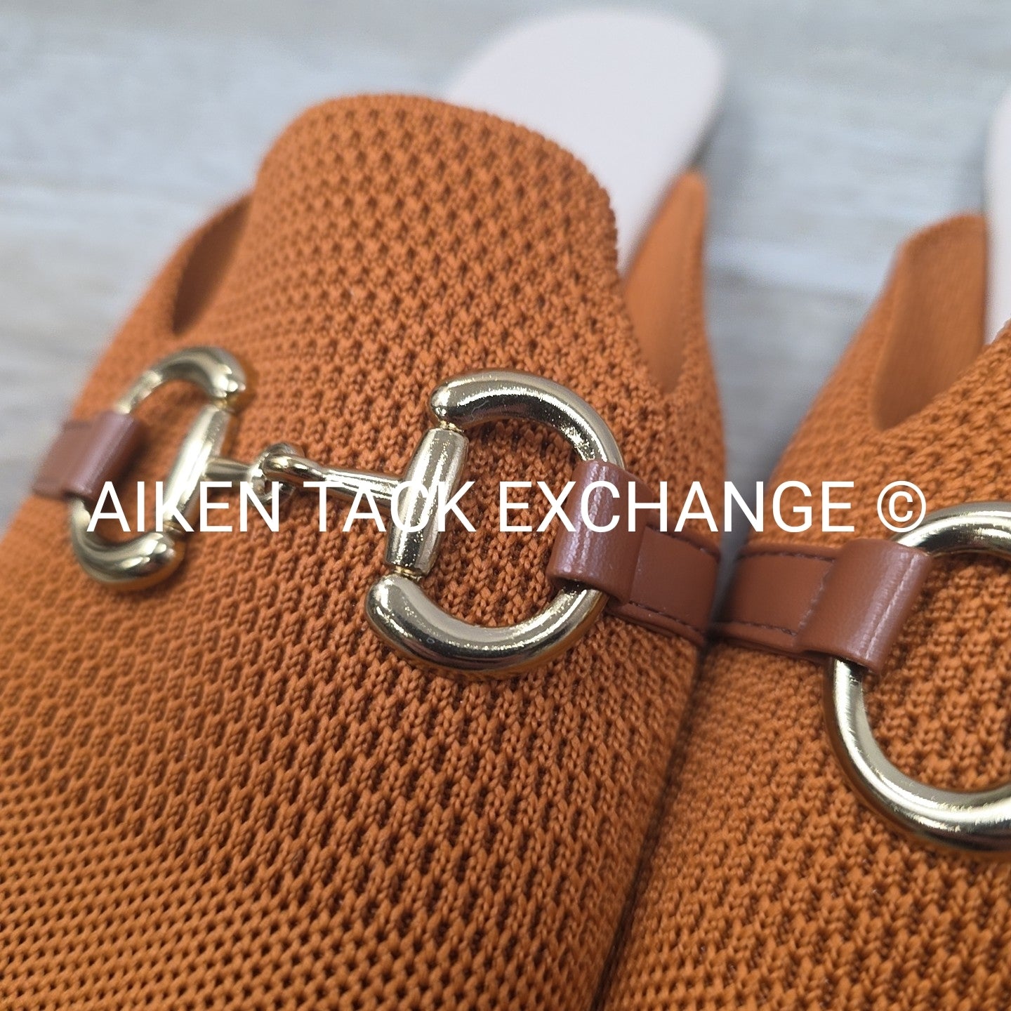 Horse Bit Slip On Flat, Size 42