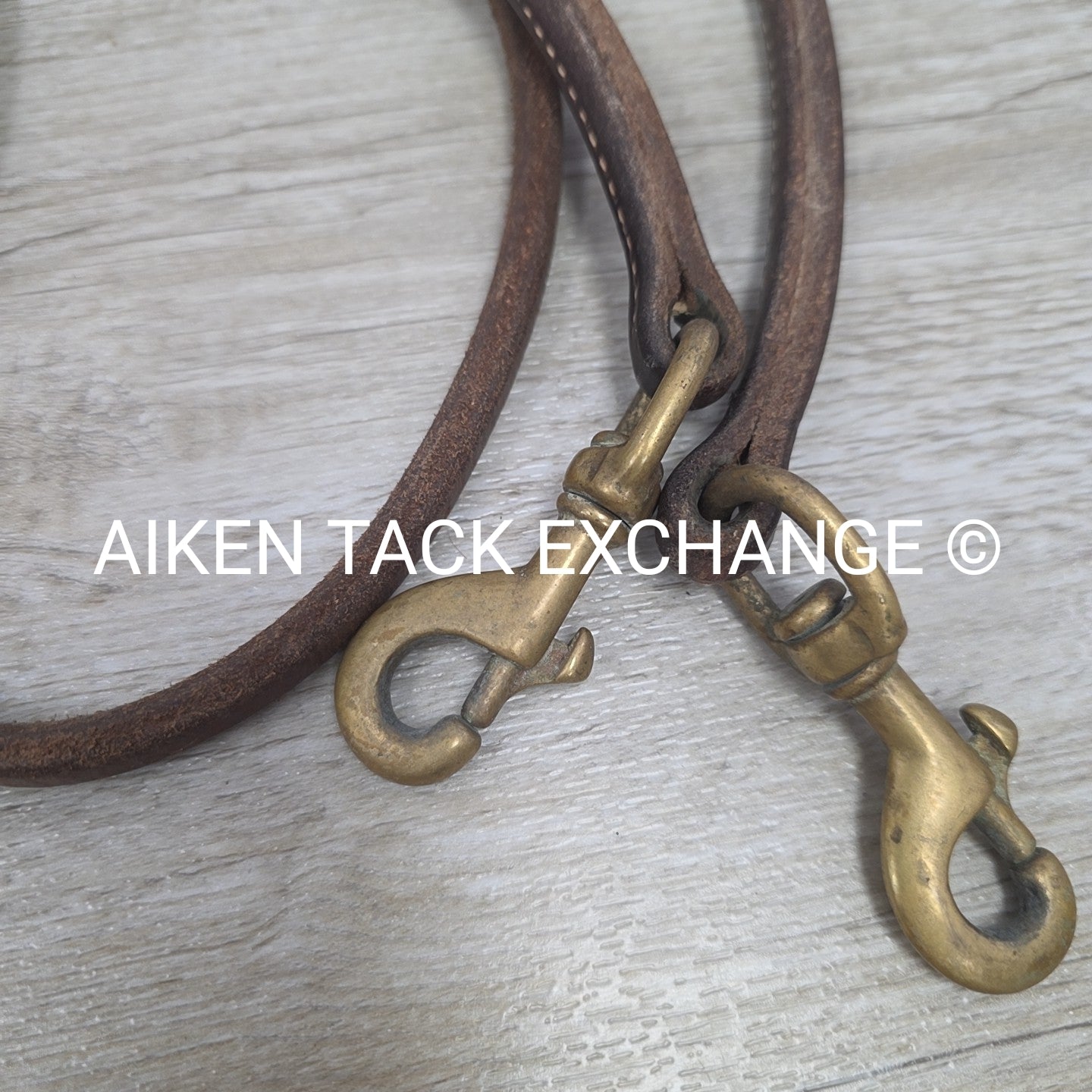Western Leather Reins with Snap Ends
