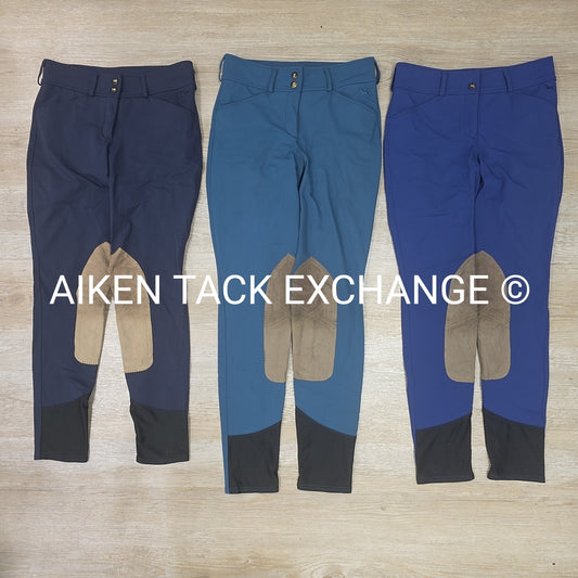 BARGAIN BUNDLE: 3 Pairs of RJ Classics Avery Knee Patch Breeches, Size 18 R
