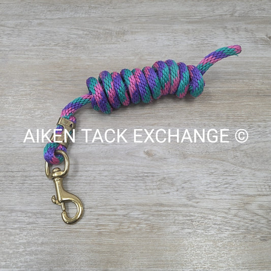 Nylon Lead Rope with Brass Plated Snap