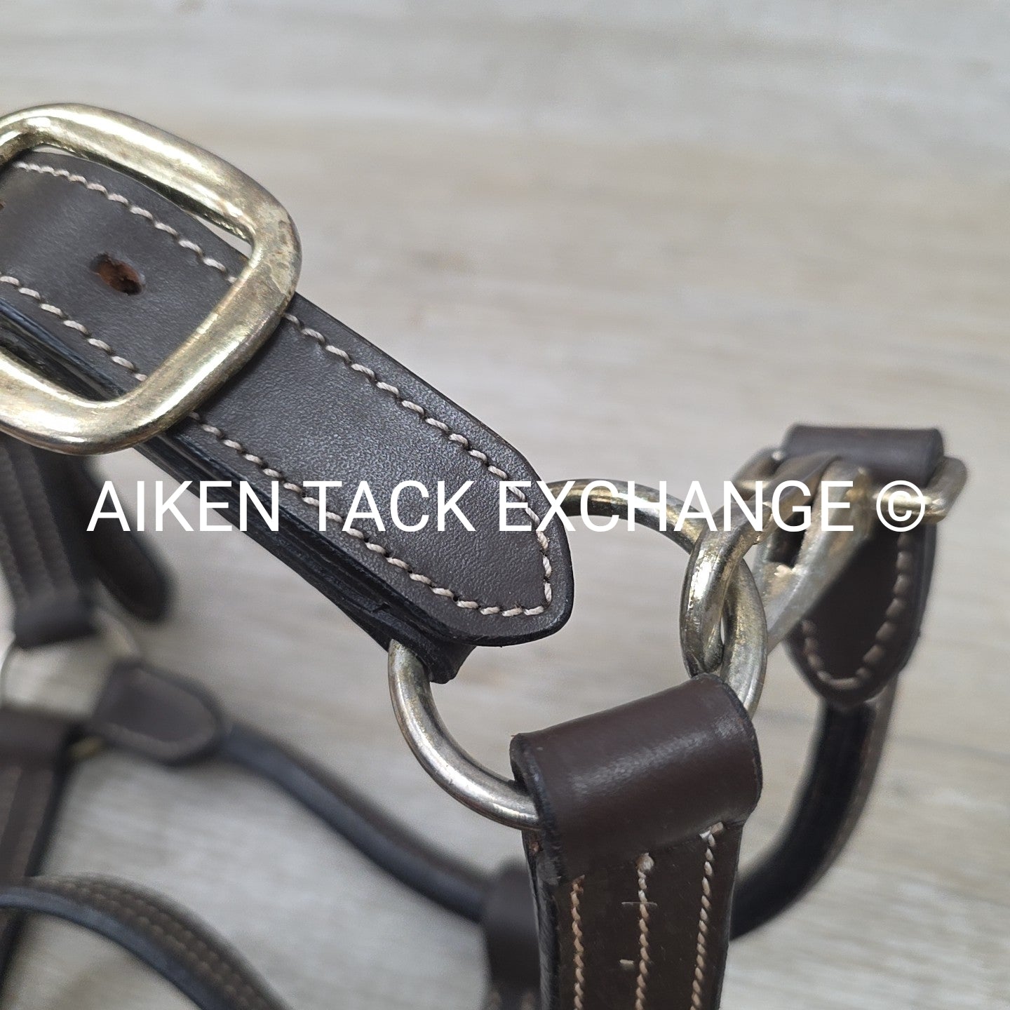 Leather Halter, Brown, Size Cob