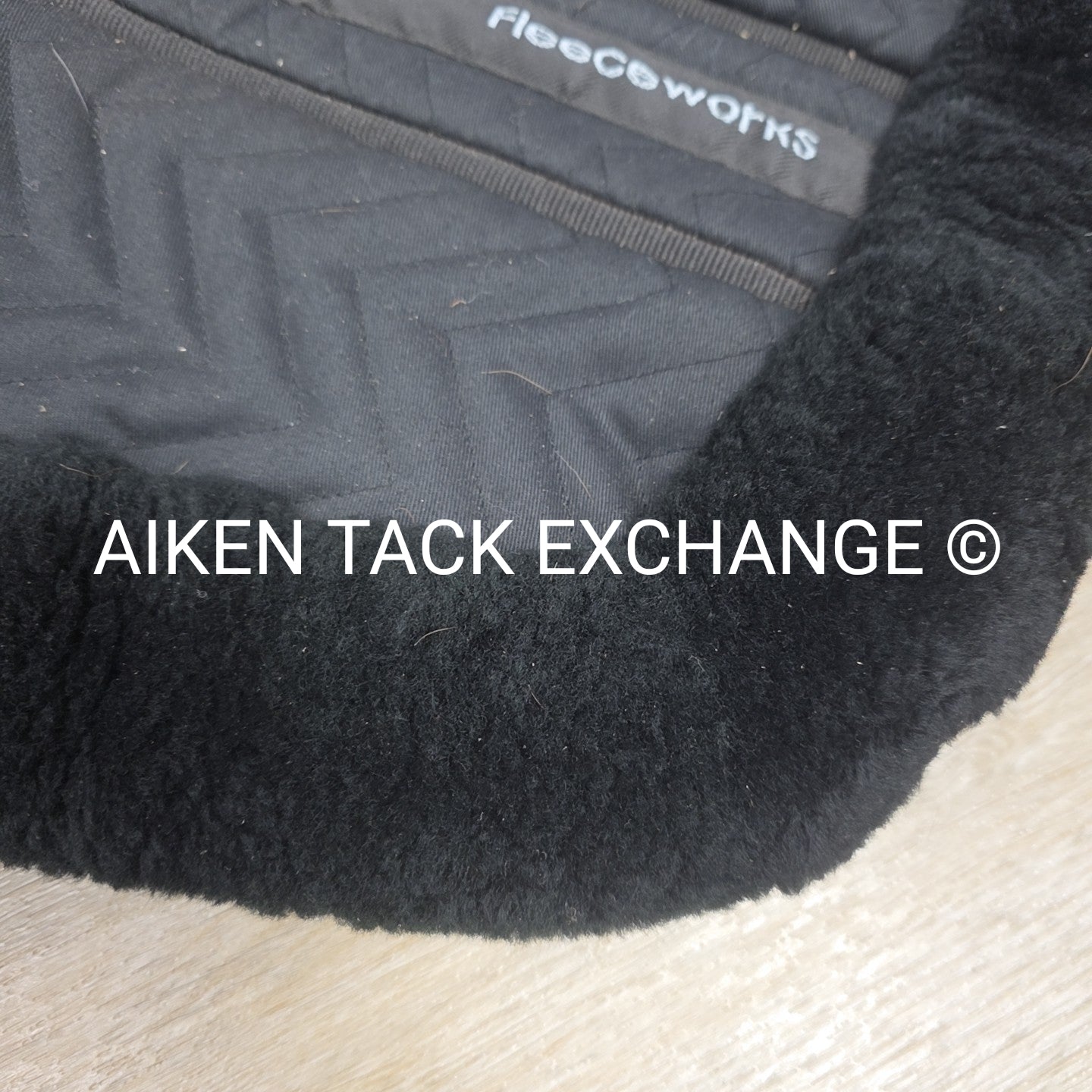 Fleeceworks FXK Technology Sheepskin Dressage Saddle Pad with Full Trim