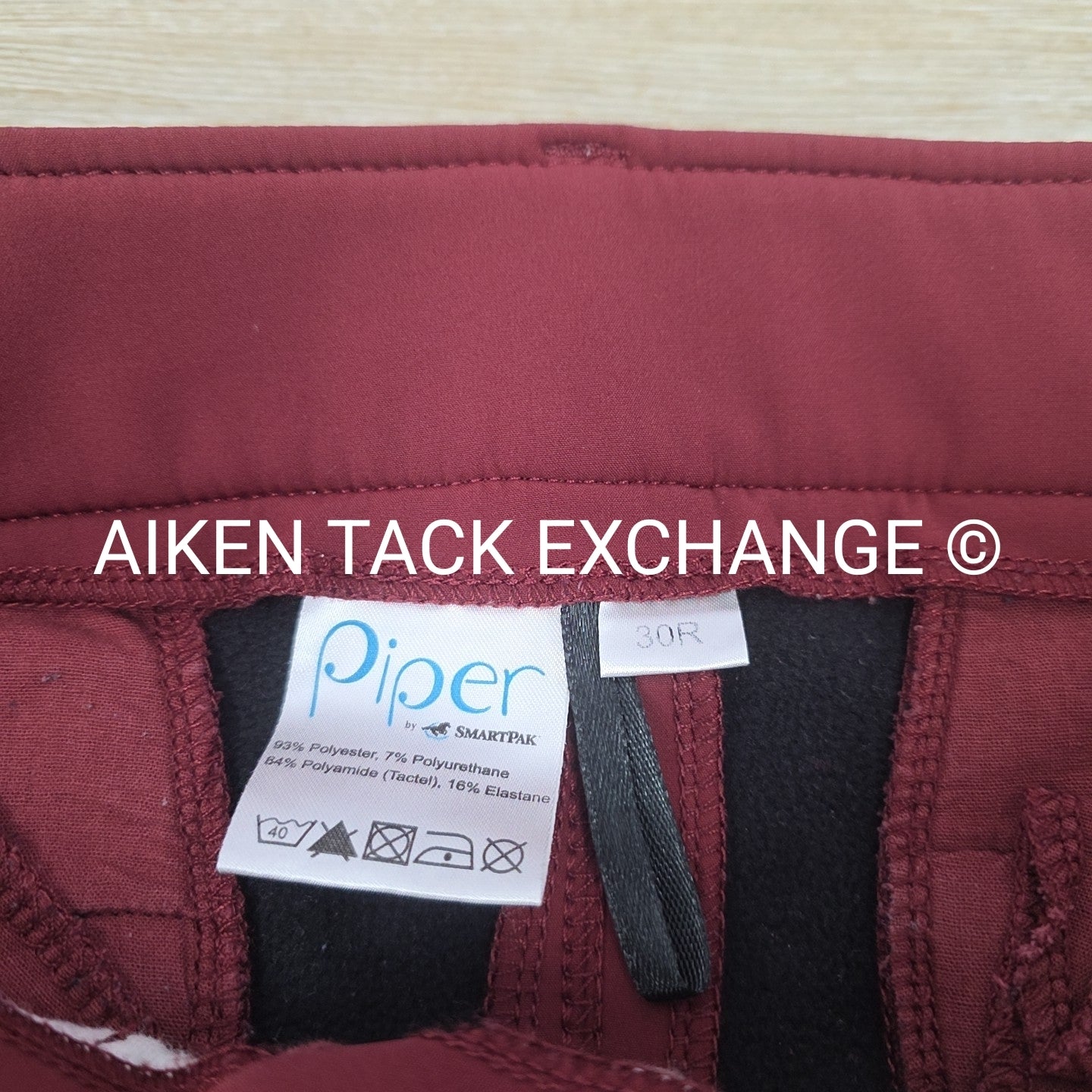 SmartPak Piper Winter Fleece Lined Full Seat Breeches, Size 30 R