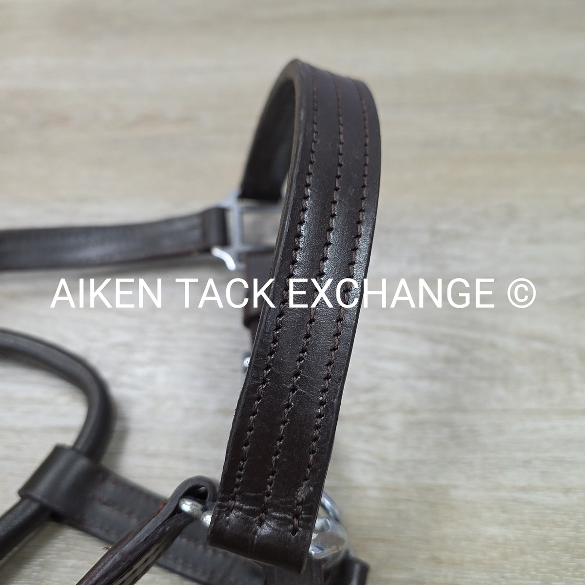 Leather Halter, Brown, Size Full