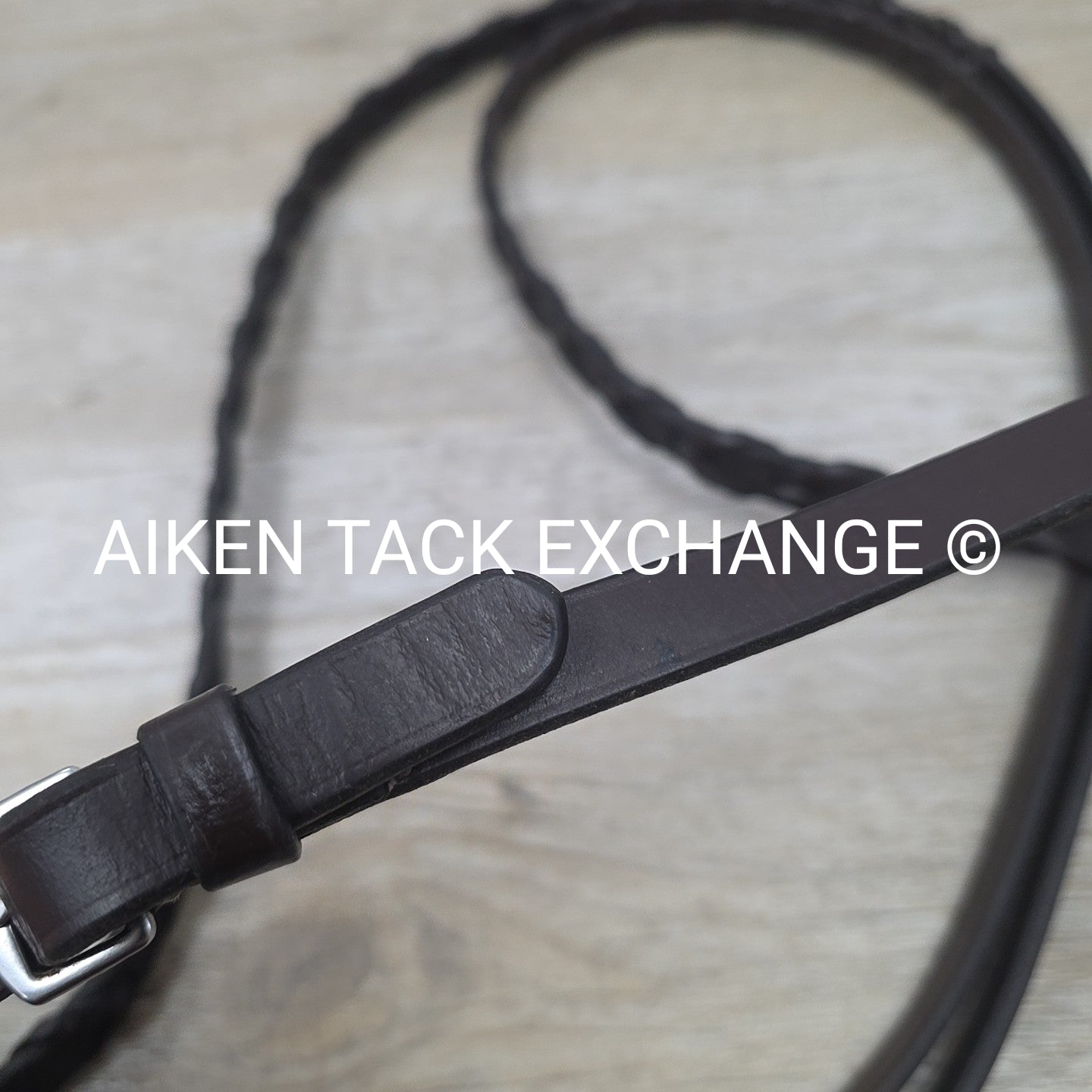 Plain Laced Reins, Brown, 55"