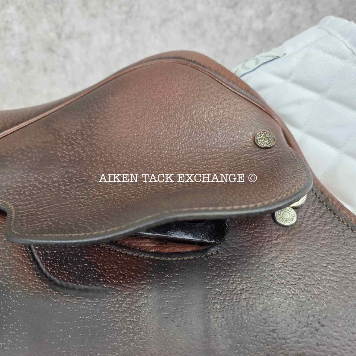 Crosby Miller's Prix Des Nations Close Contact Saddle, 17.5" Seat, Medium Tree, Foam Panels