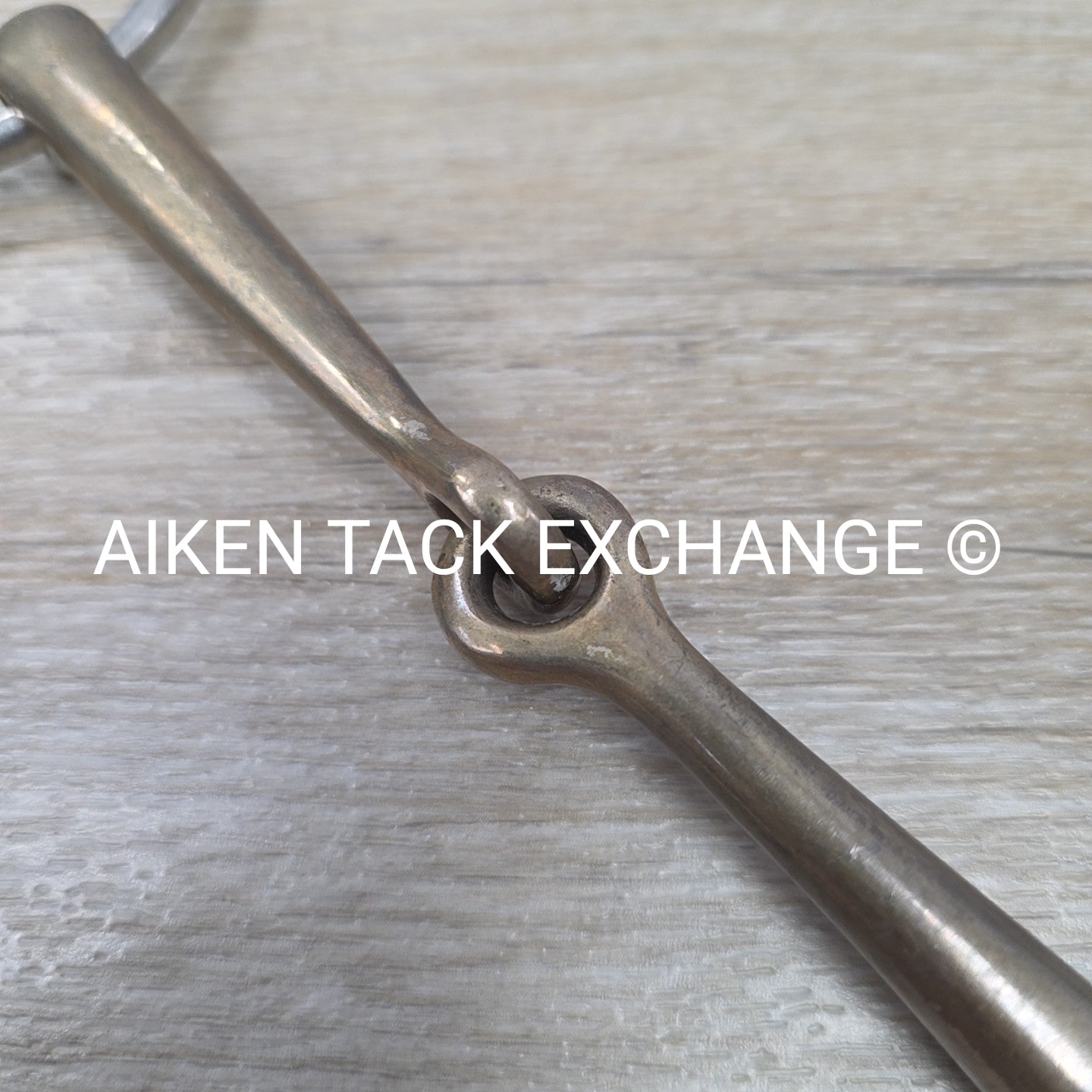 Korsteel German Silver Single Joint Loose Ring Bradoon Bit 5.5"