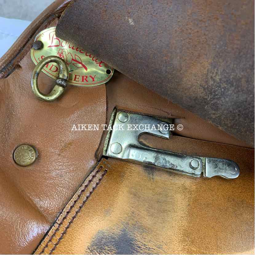 Bordeaux Saddlery Close Contact Jump Saddle, 16" Seat, Medium Tree, Wool Flocked Panels