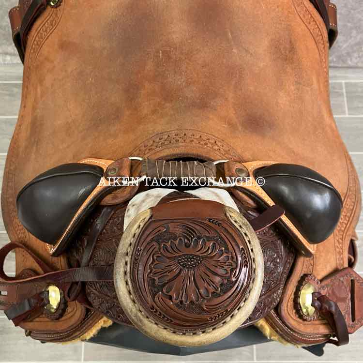 **SOLD** 2024 Circle Y 1134 Williston Wade Ranch Western Saddle, 17" Seat, Regular Tree - Semi QH Bars