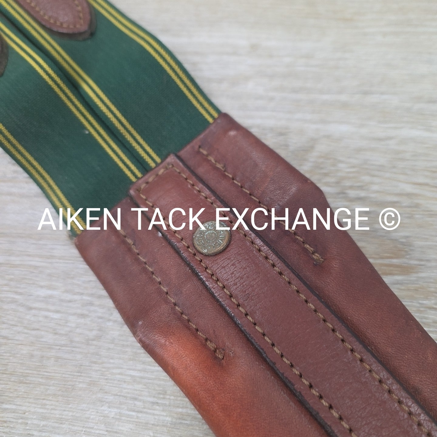 HDR Girth, Single End Elastic, Brown, 44"