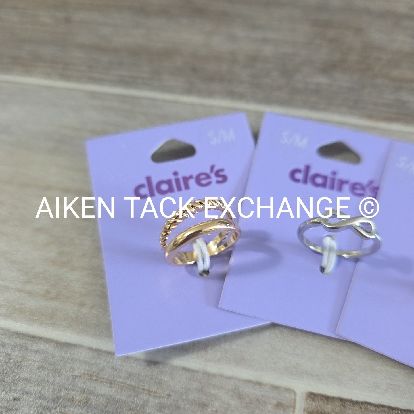 Claire's Rings (3) - Size S/M