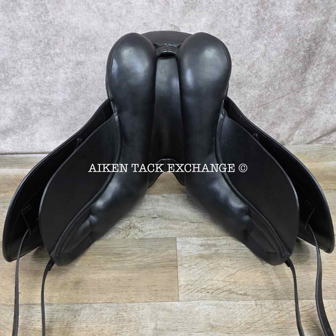 2022 Sella Soleil Passagio Dressage Saddle, 17" Seat, MW/W Tree, Wool Flocked Panels
