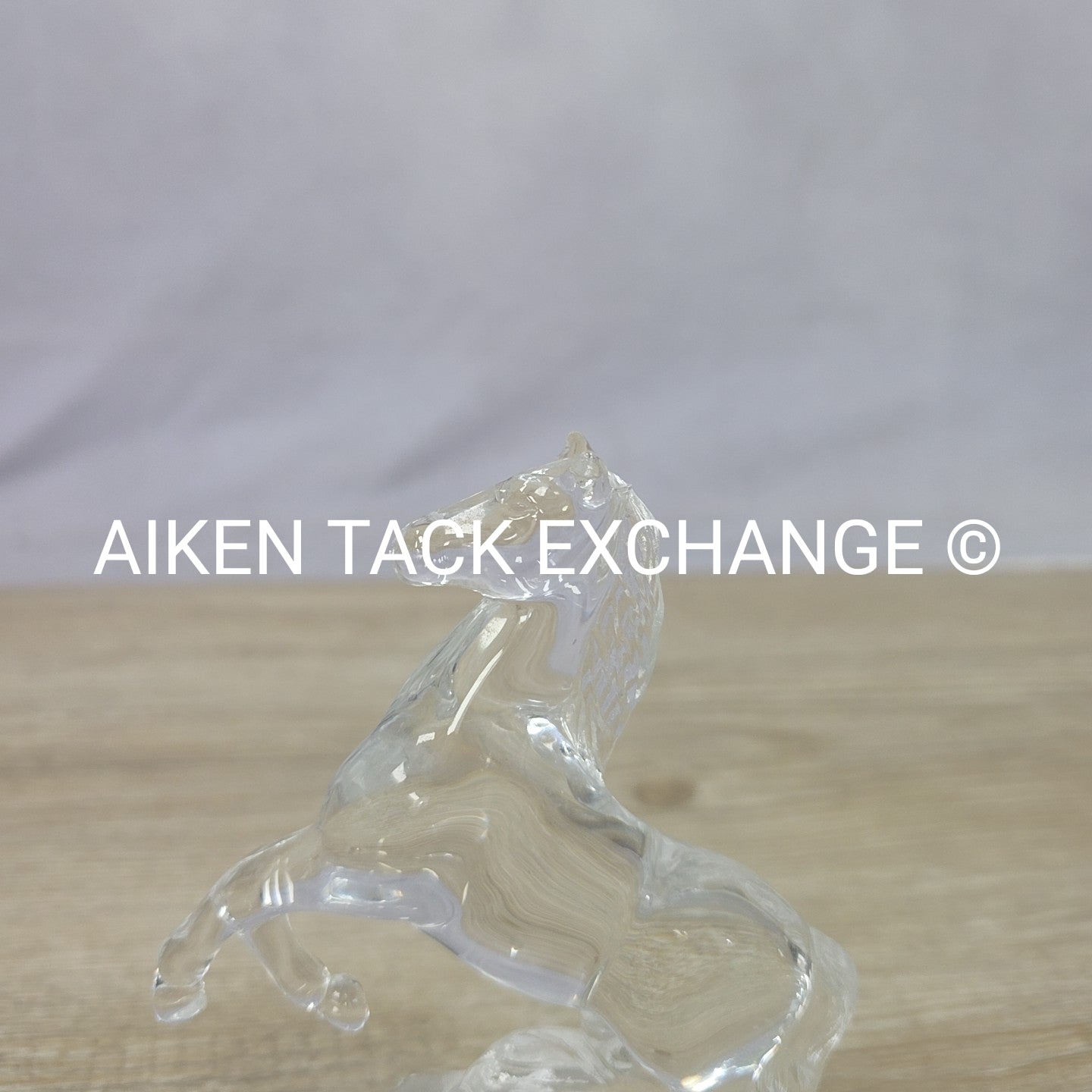 Cristal d'Arques Crystal Horse Figurine