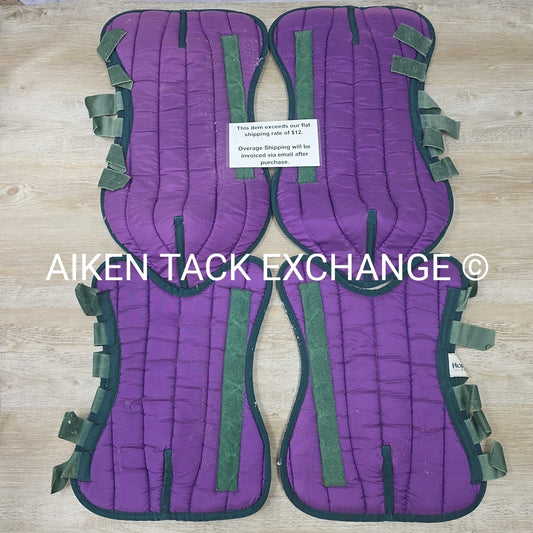 Horseware Fleece Lined Shipping Boots, Front & Hind Set