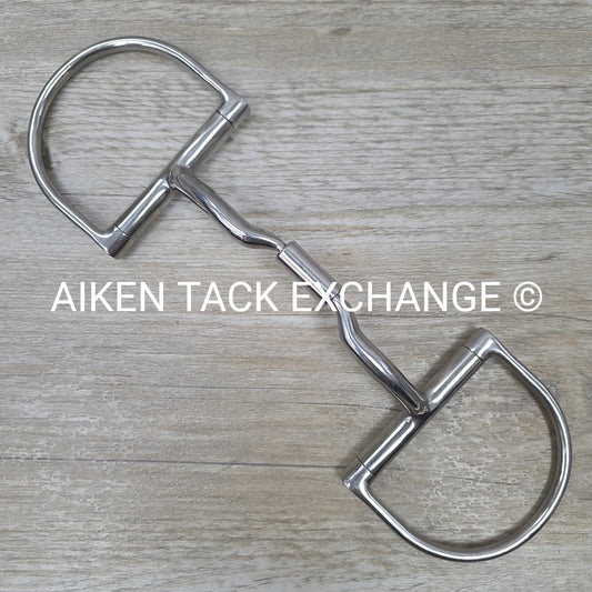 Myler English Dee without Hooks Low Port Comfort Snaffle MB 04 5.5"