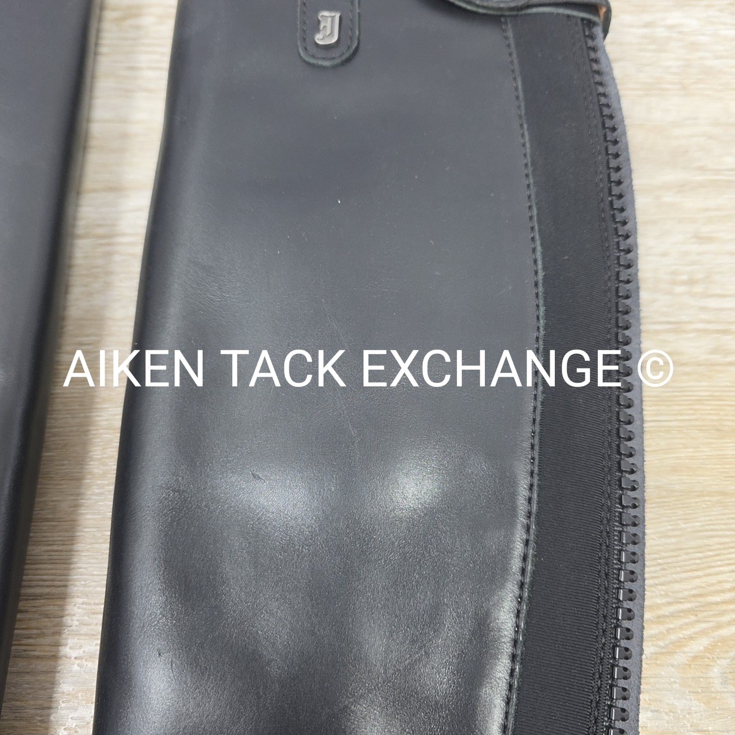 Justin Leather Half Chaps, Size Small