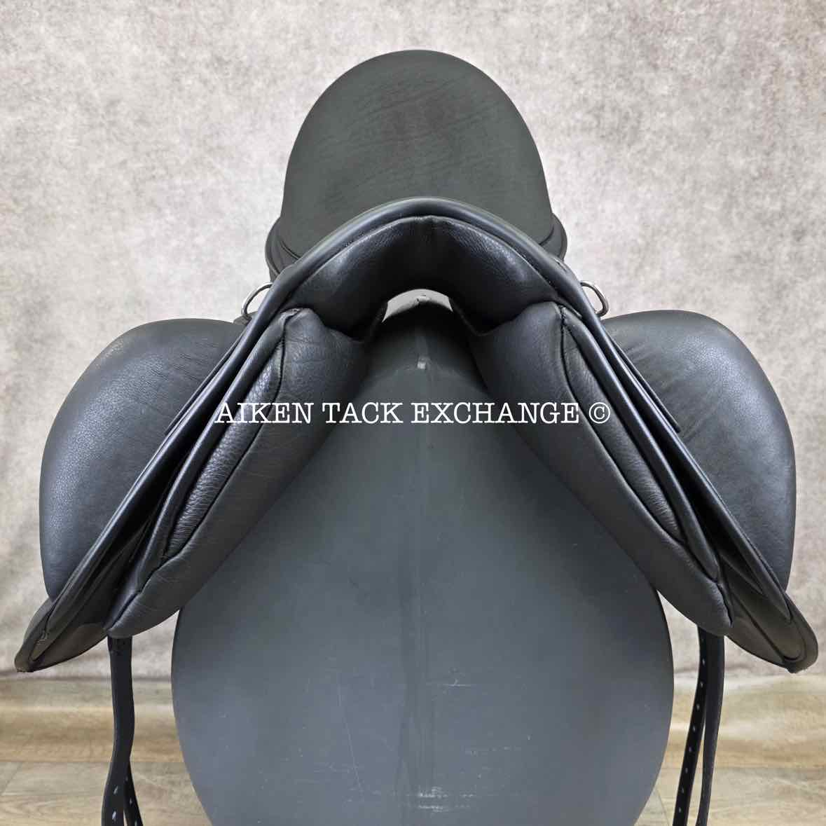 2025 Custom Saddlery Wolfgang Constanze 2 Monoflap Dressage Saddle, 17.5" Seat, Adjustable Tree, Wool Flocked Panels