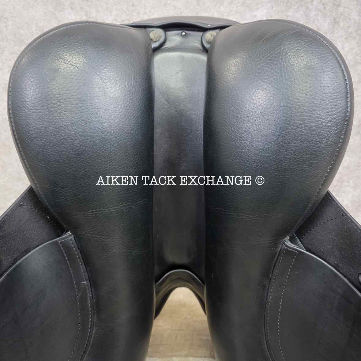 Patrick Profile Dressage Saddle, 17.5" Seat, Adjustable Tree - Changeable Gullet, Wool Flocked Panels