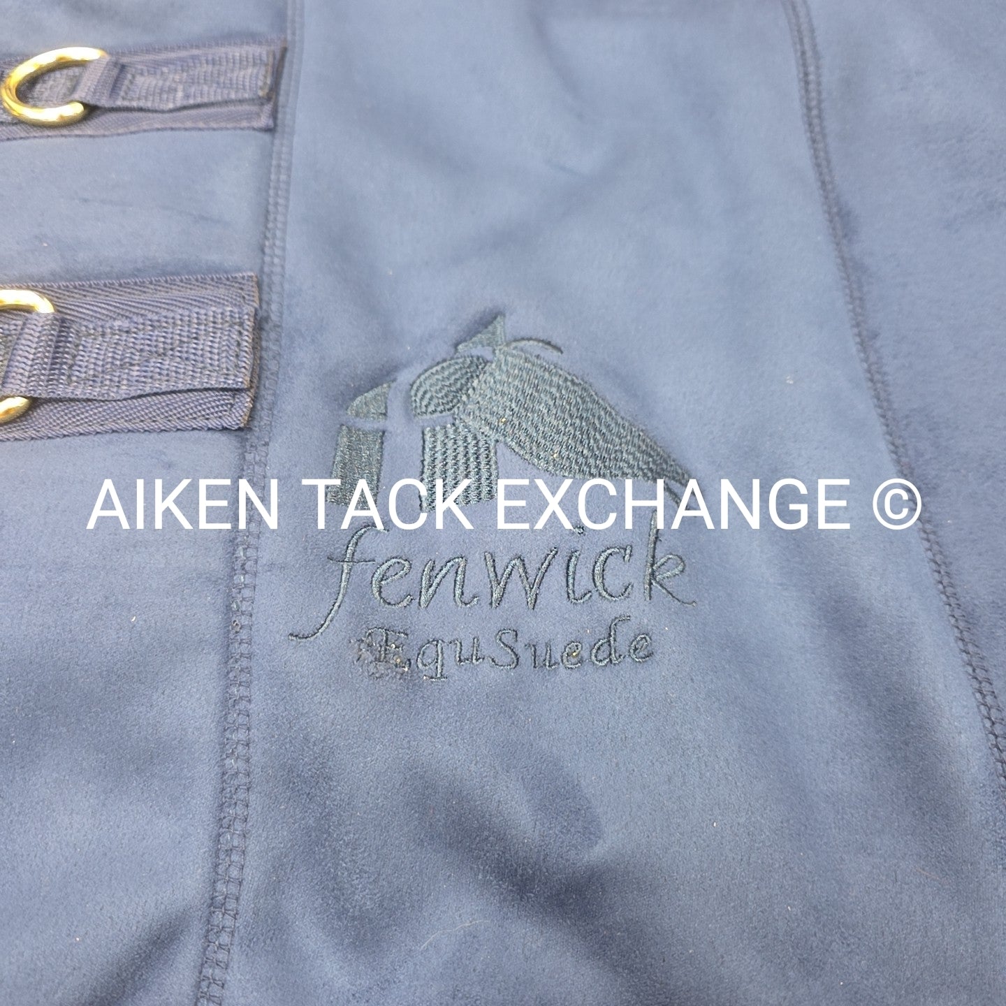Fenwick Equestrian EquSuede Performance Cooler, Blue, 66"