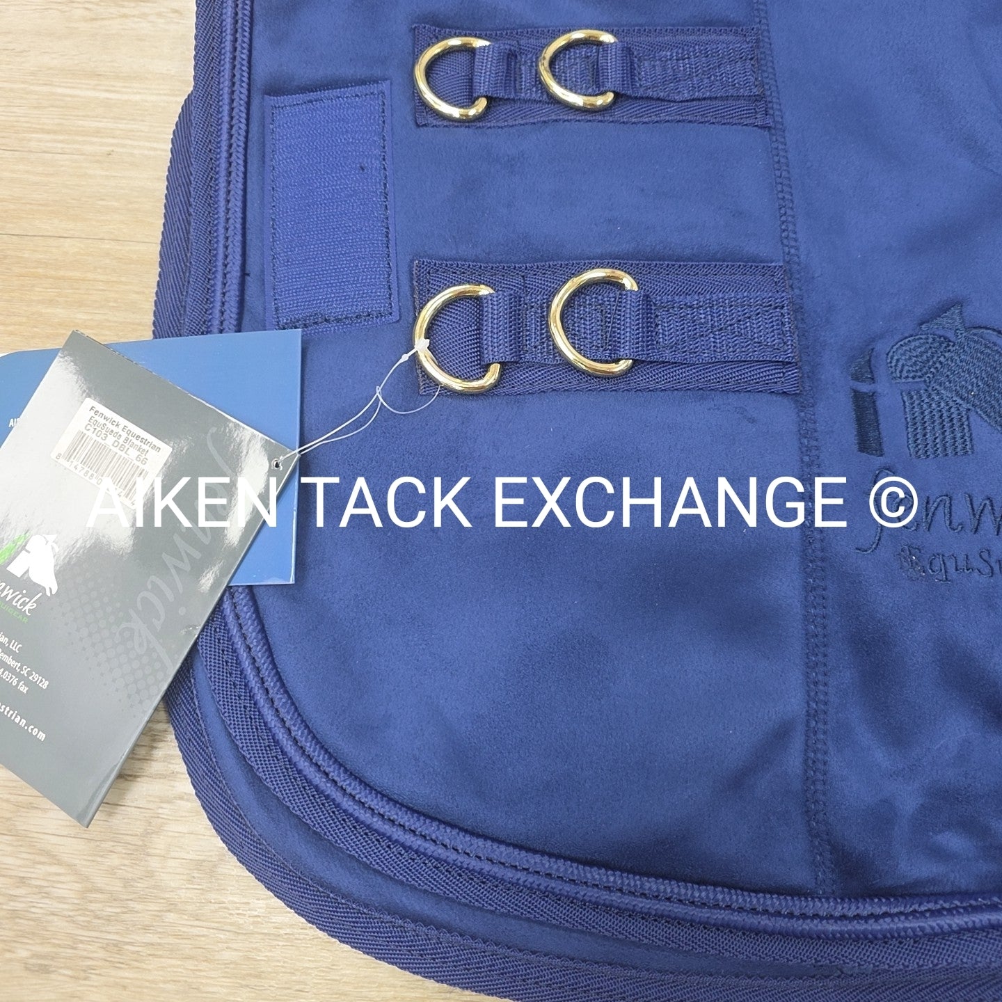 Fenwick Equestrian EquSuede Performance Cooler, Blue, 66"